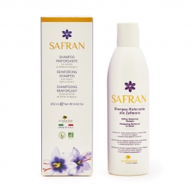Kräftigendes Shampoo mit biologischem Safran-Extrakt